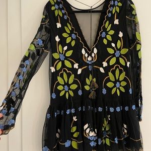 Free People Embroidered Dress